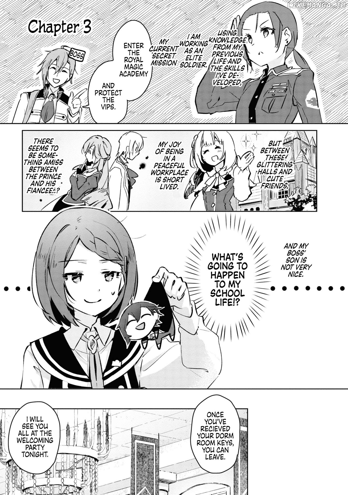 Gunjin Shoujo, Seiritsu Mahou Gakuen ni Senyuu Suru Koto ni Narimashita Chapter 3 - page 1