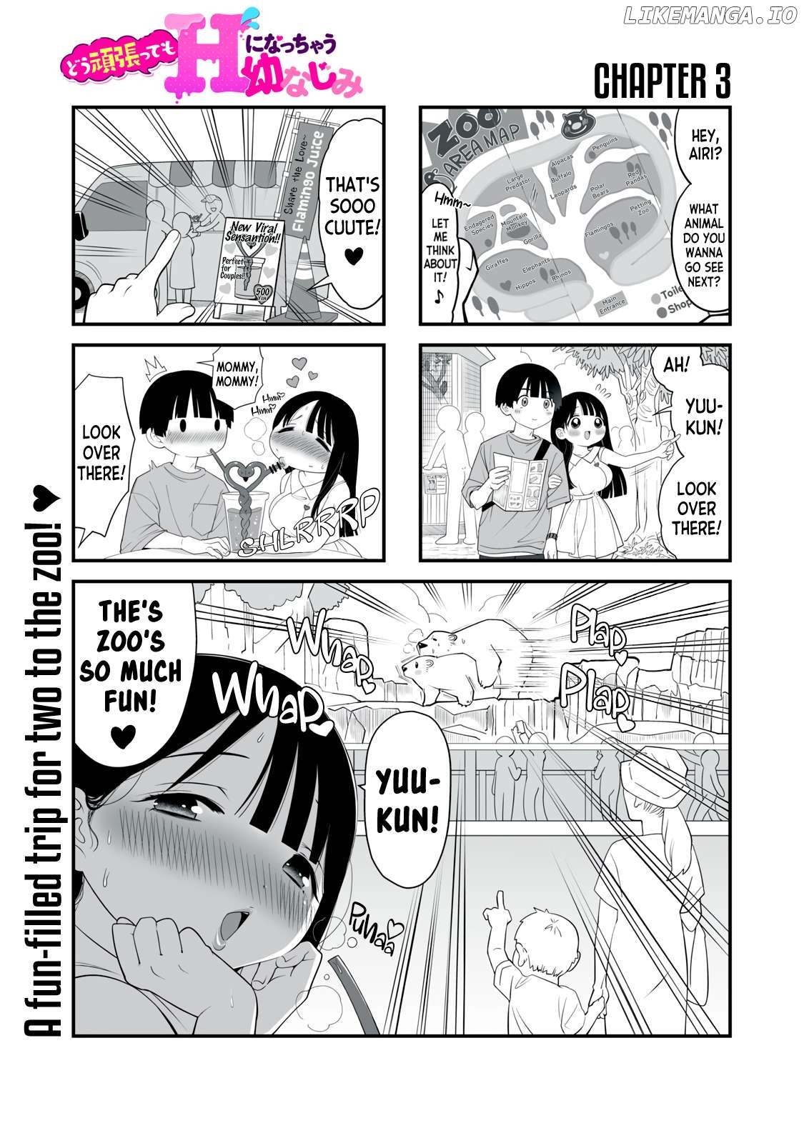 Dou Ganbattemo H ni Nacchau Osananajimi Chapter 3 - page 1