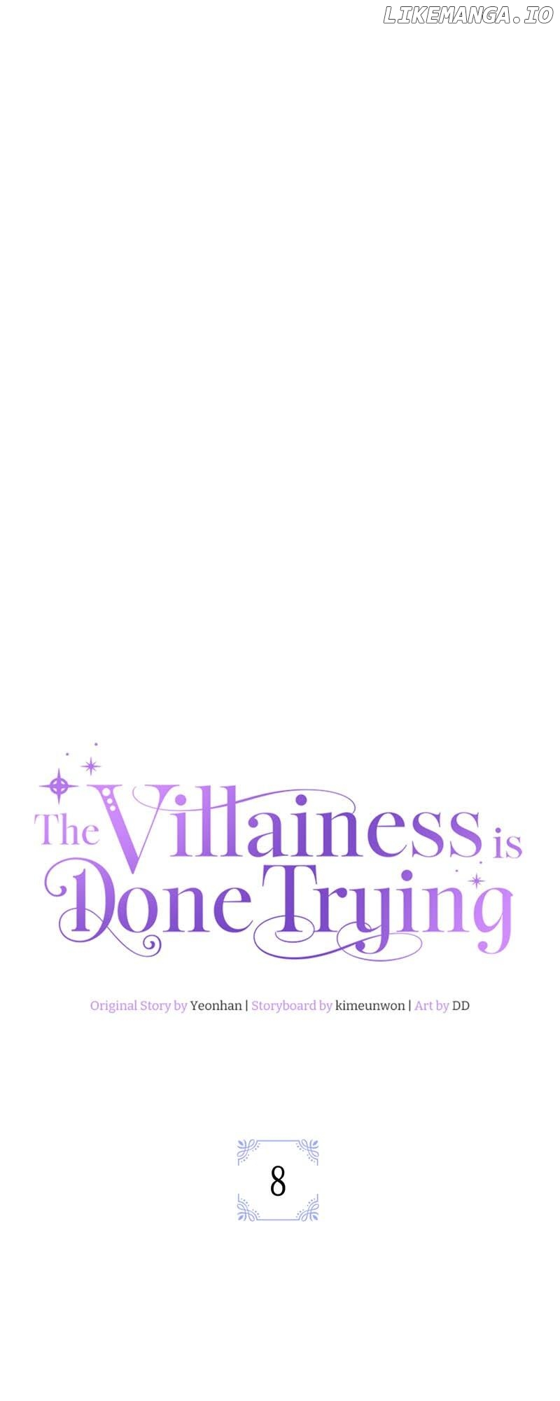 The Villainess is Done Trying Chapter 8 - page 13