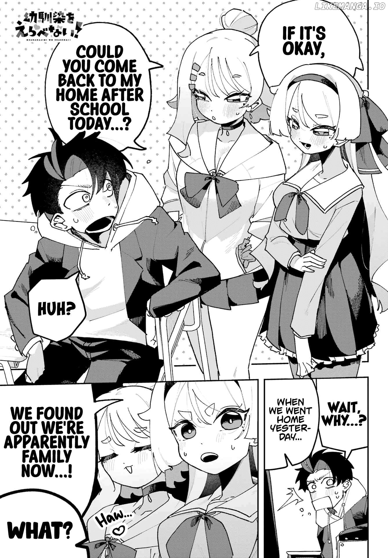 Osananajimi wo Erabenai! Chapter 3 - page 1