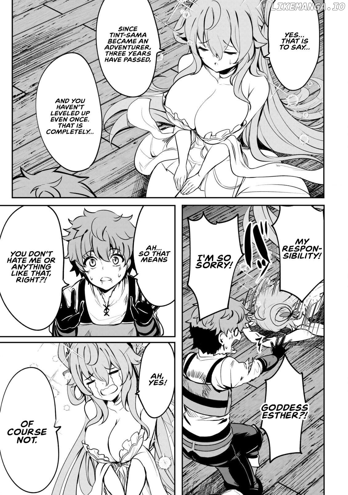 Dore dake Doryoku Shite mo Mannen Level 0 no Ore wa Tsuihou Sareta: Shin no Teki to Yobareta Shounen wa, Shachiku Megami to Deatte Saikyou no Chikara wo Te ni Ireru Chapter 2 - page 12