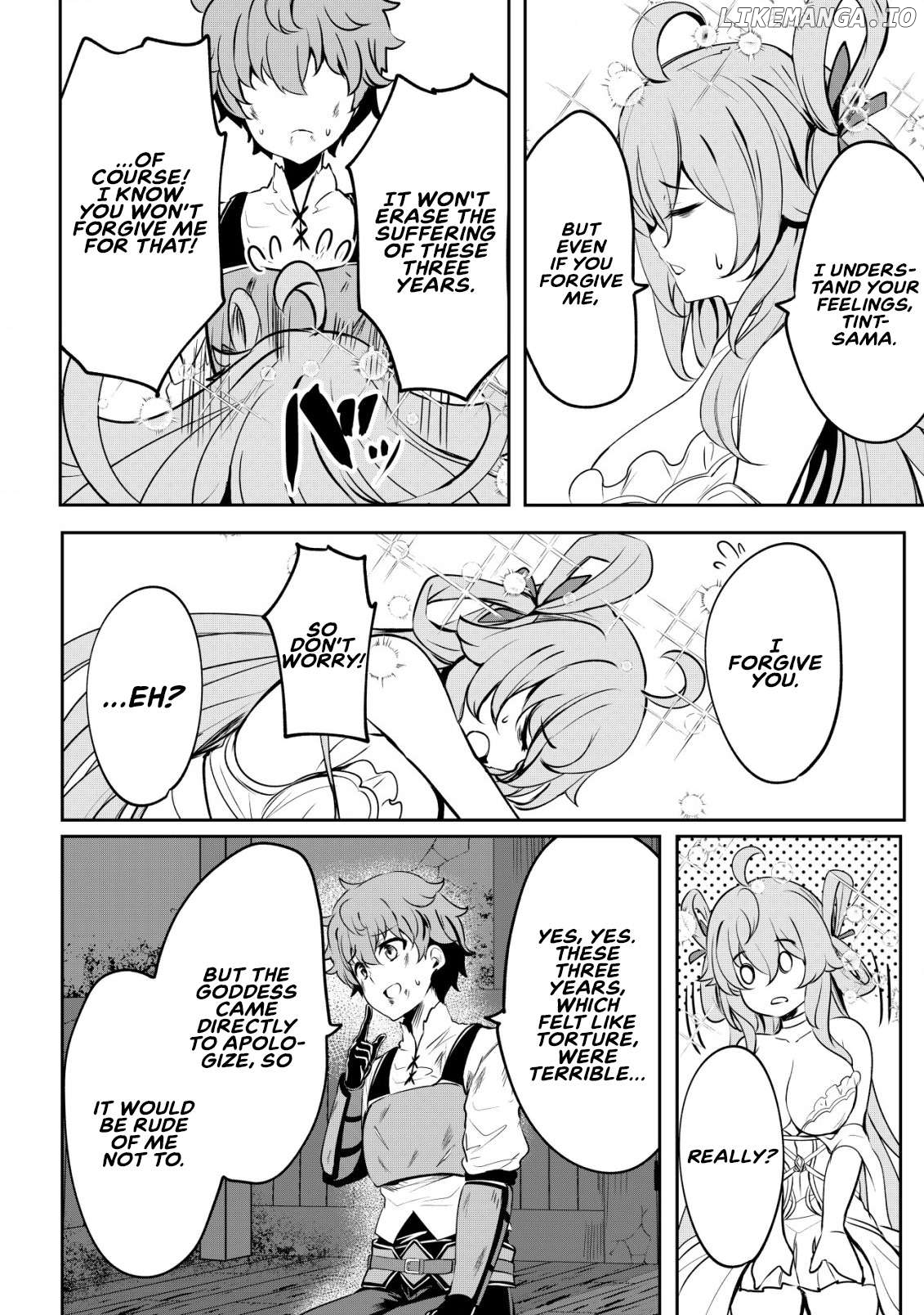 Dore dake Doryoku Shite mo Mannen Level 0 no Ore wa Tsuihou Sareta: Shin no Teki to Yobareta Shounen wa, Shachiku Megami to Deatte Saikyou no Chikara wo Te ni Ireru Chapter 2 - page 13