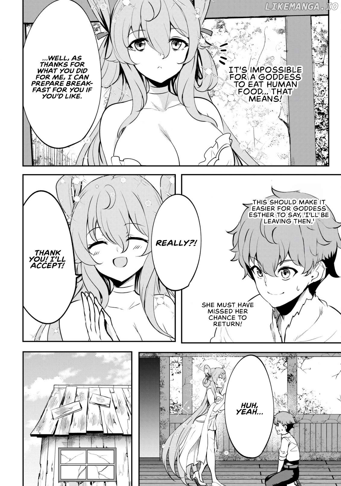 Dore dake Doryoku Shite mo Mannen Level 0 no Ore wa Tsuihou Sareta: Shin no Teki to Yobareta Shounen wa, Shachiku Megami to Deatte Saikyou no Chikara wo Te ni Ireru Chapter 3 - page 13