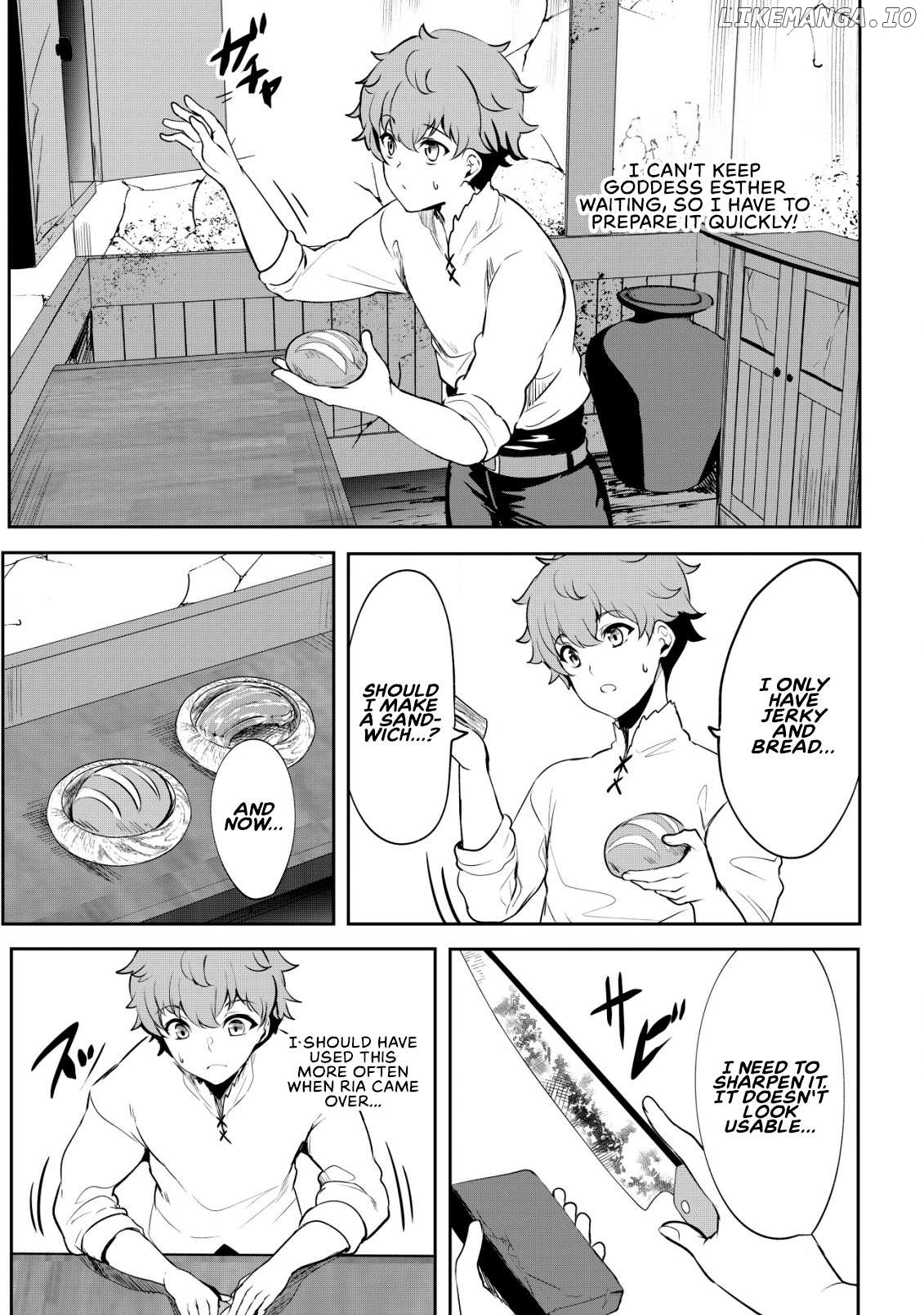 Dore dake Doryoku Shite mo Mannen Level 0 no Ore wa Tsuihou Sareta: Shin no Teki to Yobareta Shounen wa, Shachiku Megami to Deatte Saikyou no Chikara wo Te ni Ireru Chapter 3 - page 14