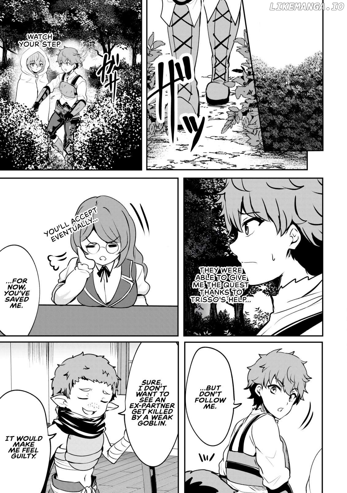Dore dake Doryoku Shite mo Mannen Level 0 no Ore wa Tsuihou Sareta: Shin no Teki to Yobareta Shounen wa, Shachiku Megami to Deatte Saikyou no Chikara wo Te ni Ireru Chapter 4 - page 14