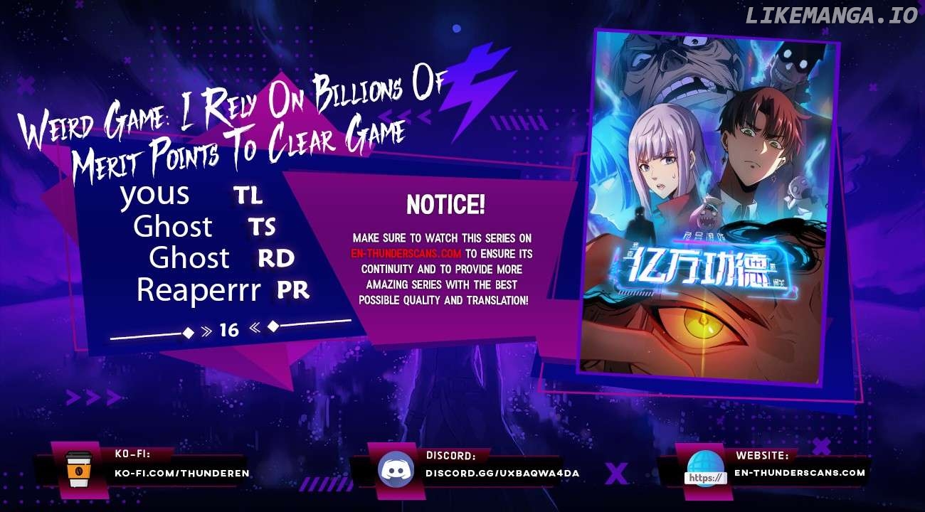 Weird Game: I Rely On Billions Of Merit Points To Clear Game Chapter 16 - page 1