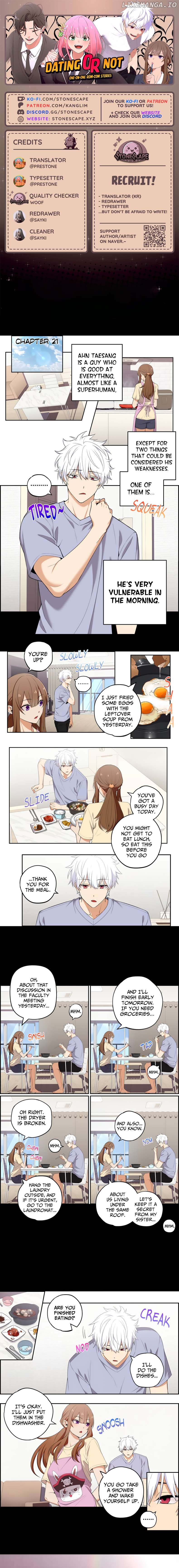 We Are Not Dating!! Chapter 21 - page 1