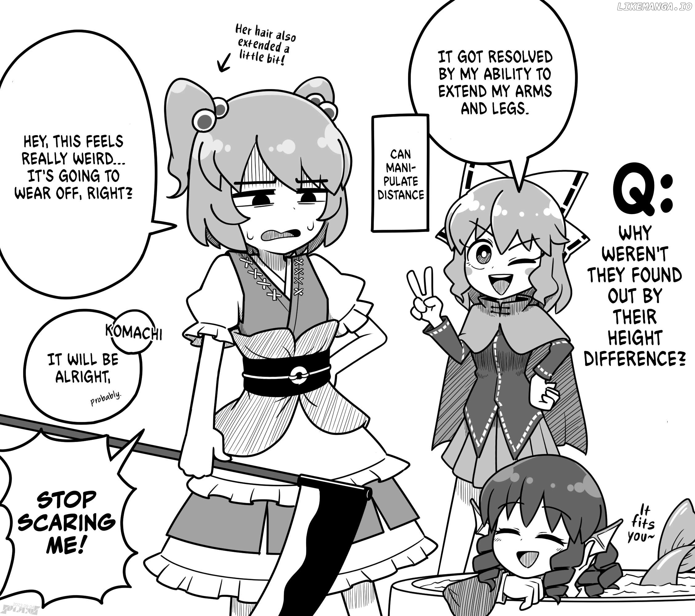 [Touhou] Komachi & Eiki 4 Lovey-Dovey Manga Chapter 16 - page 2