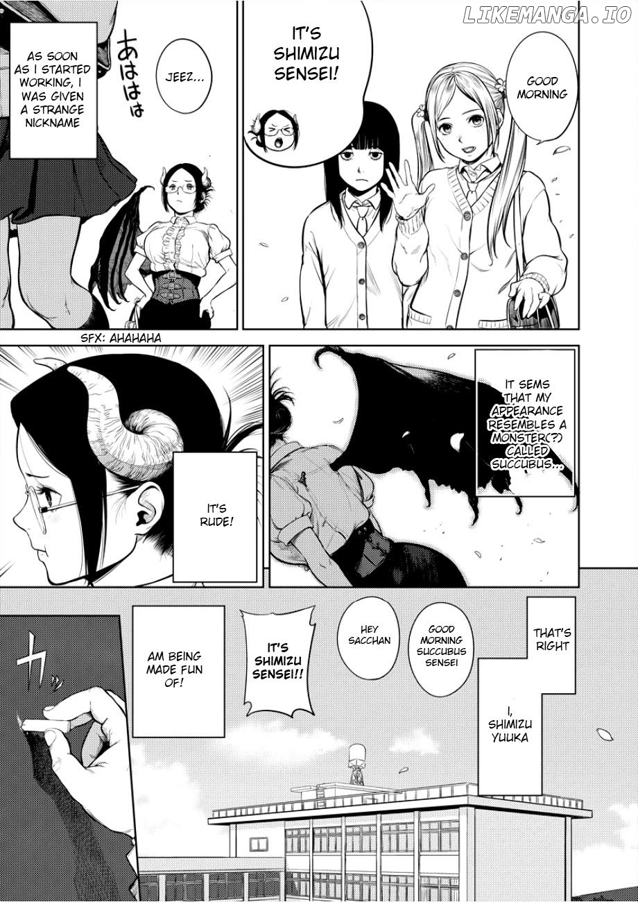 Succubus-sensei to Yobanaide Chapter 1 - page 4