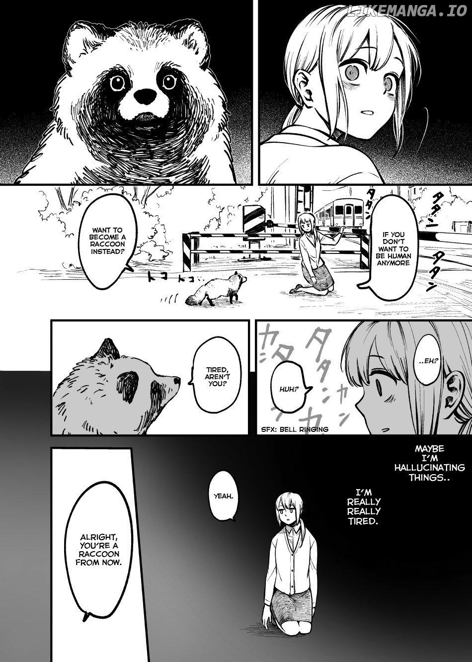 OL who was scouted by a raccoon when she tried to die Chapter 1 - page 2