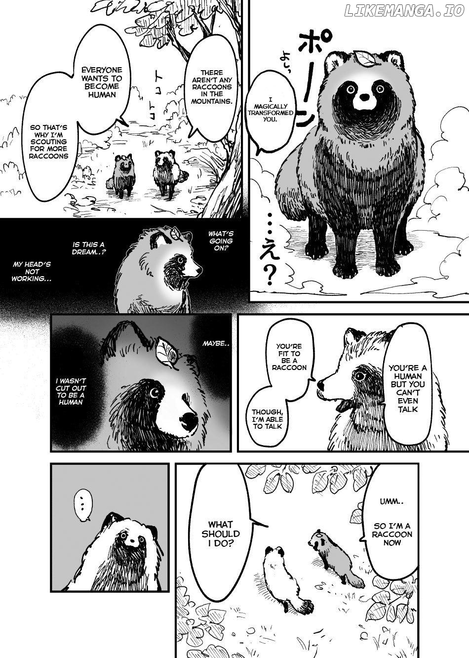 OL who was scouted by a raccoon when she tried to die Chapter 1 - page 3