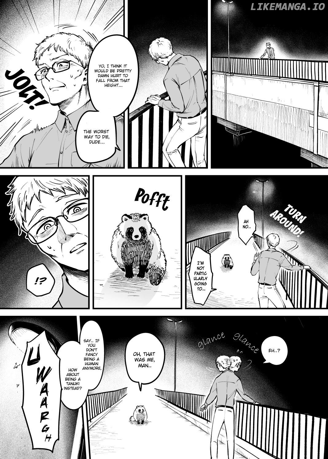 OL who was scouted by a raccoon when she tried to die Chapter 2 - page 1