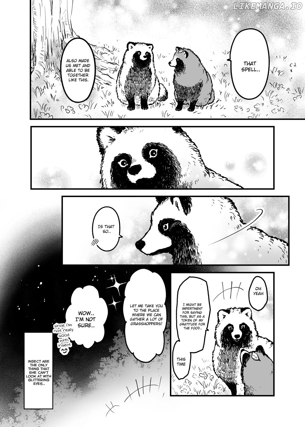 OL who was scouted by a raccoon when she tried to die Chapter 3 - page 8