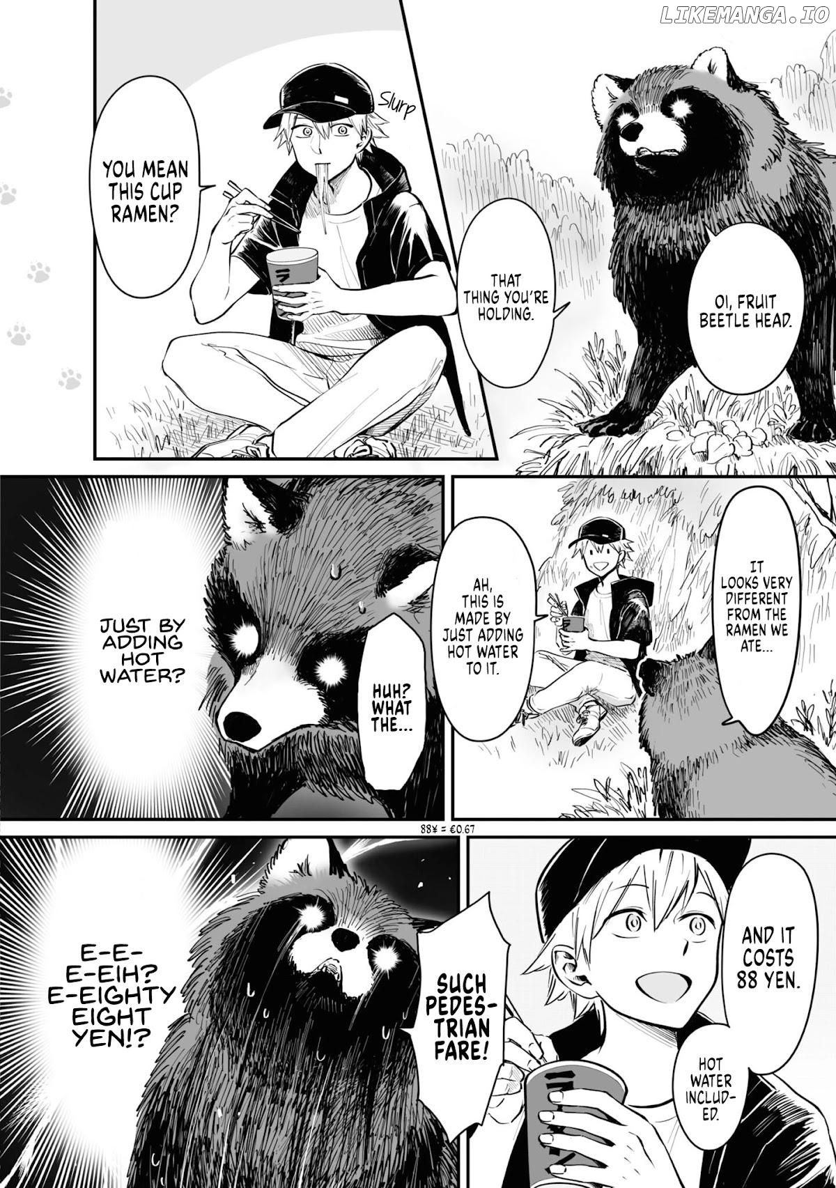 OL who was scouted by a raccoon when she tried to die Chapter 17.5 - page 1