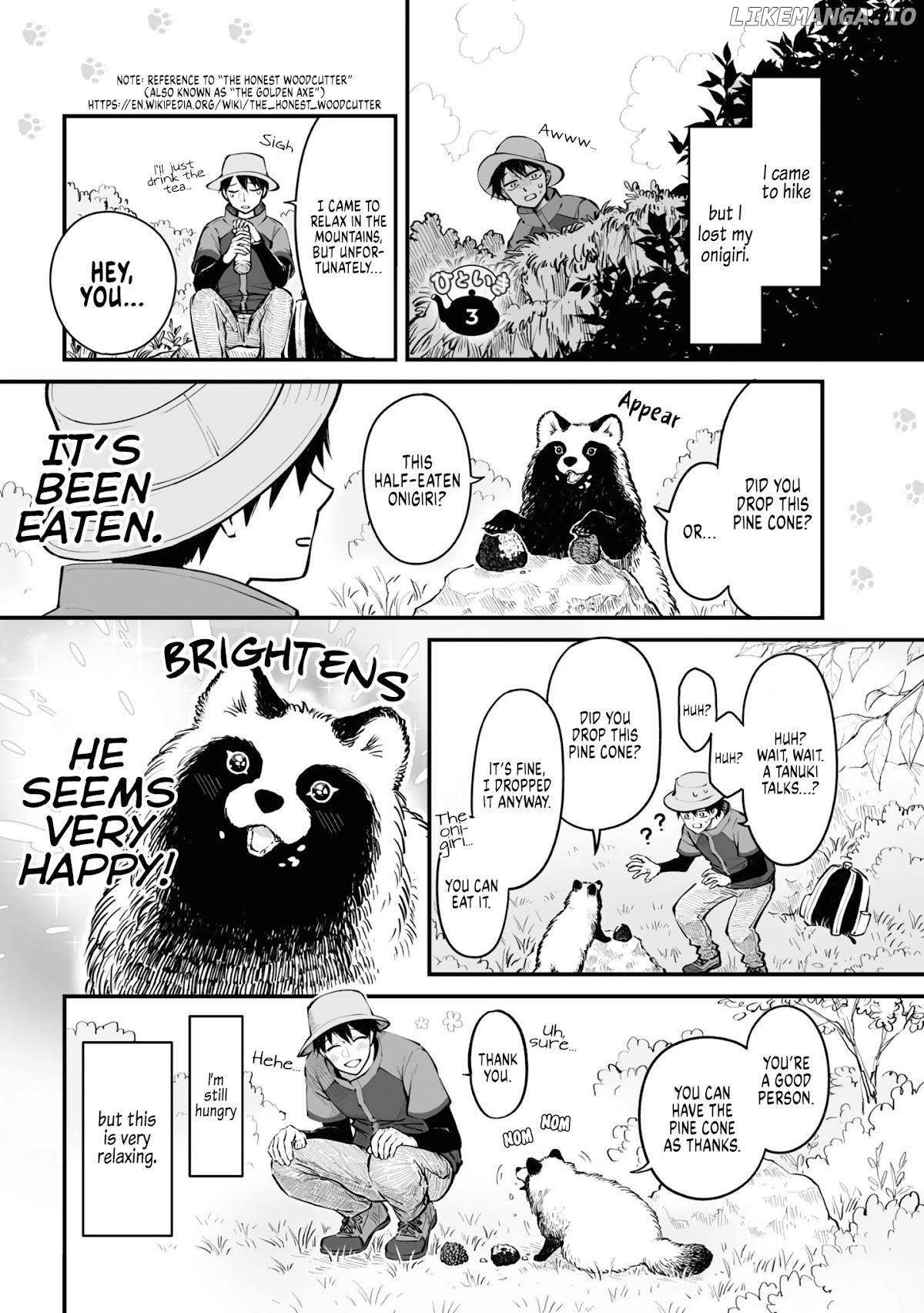 OL who was scouted by a raccoon when she tried to die Chapter 17.5 - page 4