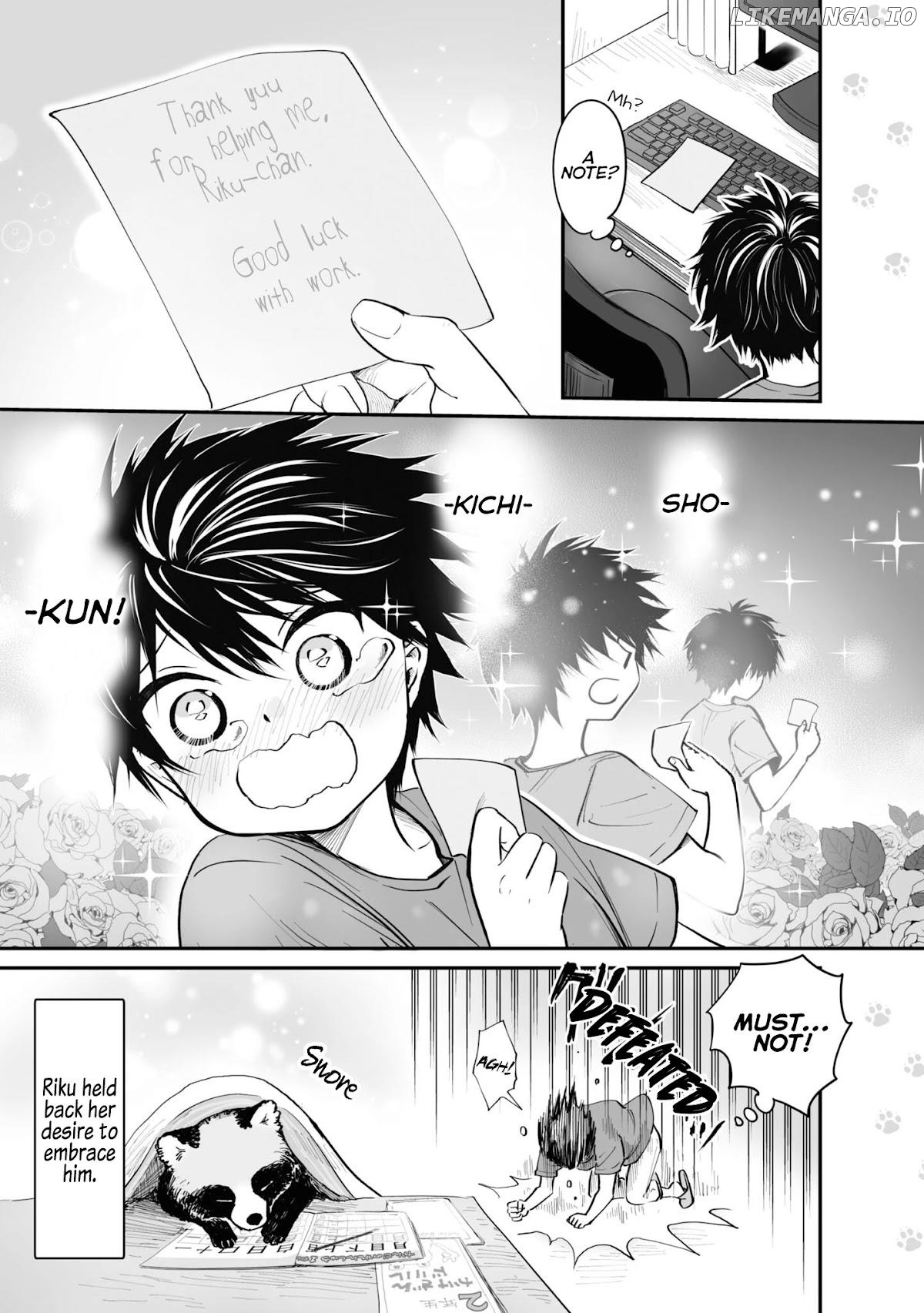 OL who was scouted by a raccoon when she tried to die Chapter 16.5 - page 3