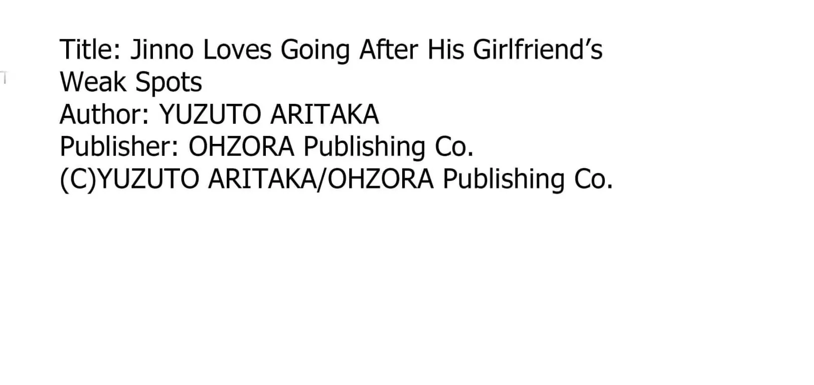 Jinno Loves Going After His Girlfriend's Weak Spots Chapter 1 - page 137