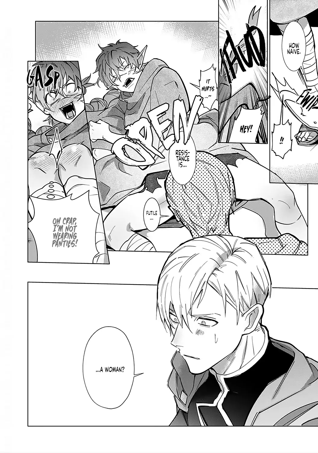 Hazure Shuzoku "Orc" ni Tensei shitara Saikyou Kishi-sama ni Torawaremashite Chapter 1 - page 18