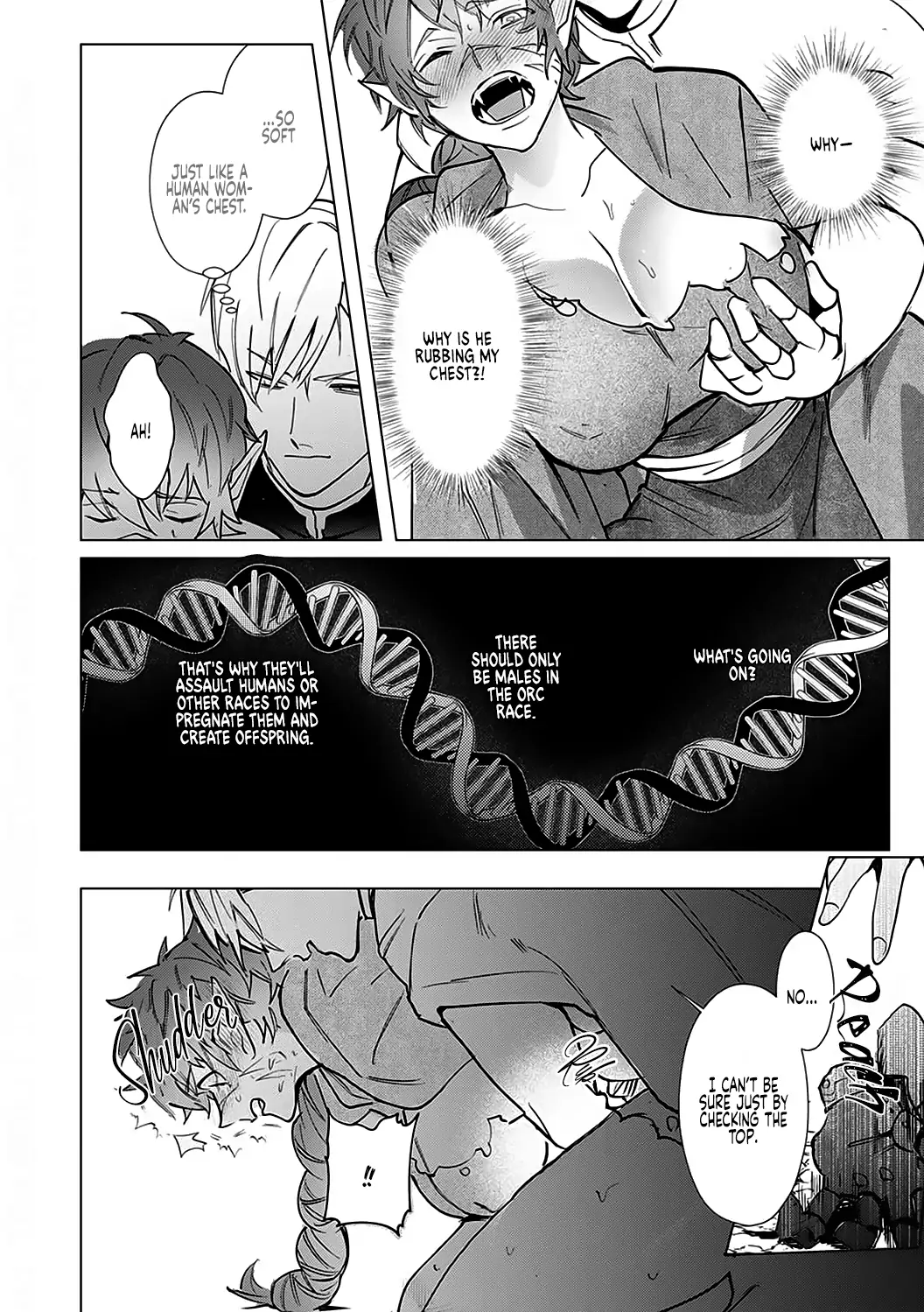 Hazure Shuzoku "Orc" ni Tensei shitara Saikyou Kishi-sama ni Torawaremashite Chapter 1 - page 20