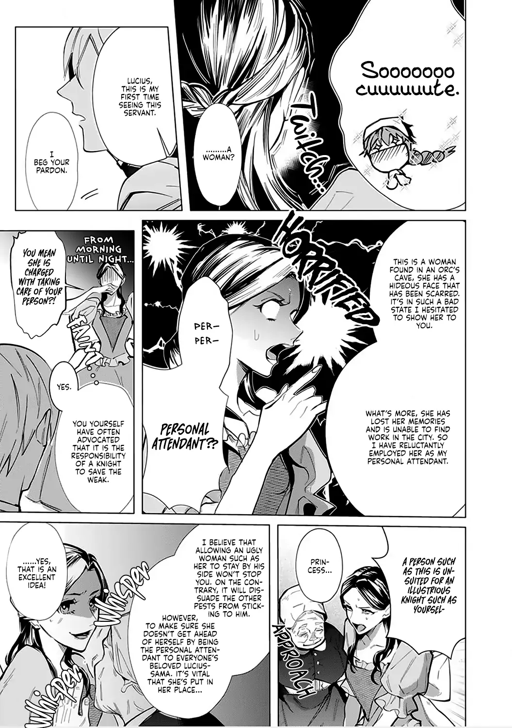 Hazure Shuzoku "Orc" ni Tensei shitara Saikyou Kishi-sama ni Torawaremashite Chapter 2 - page 11