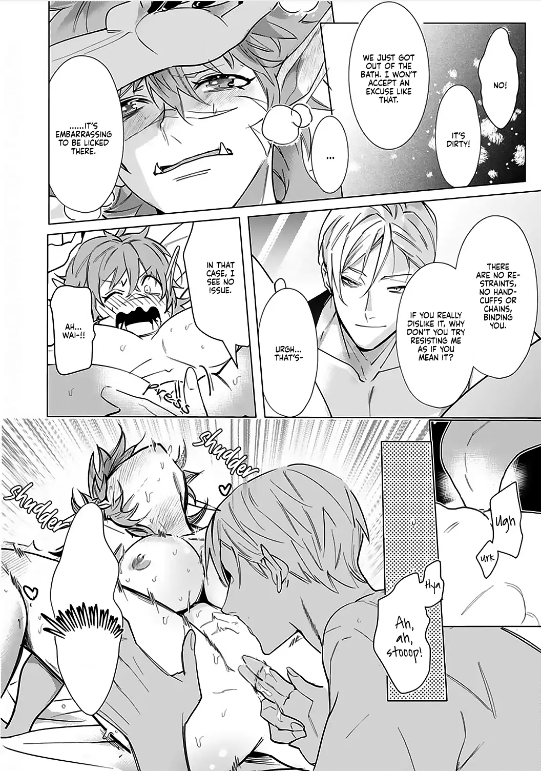 Hazure Shuzoku "Orc" ni Tensei shitara Saikyou Kishi-sama ni Torawaremashite Chapter 2 - page 22