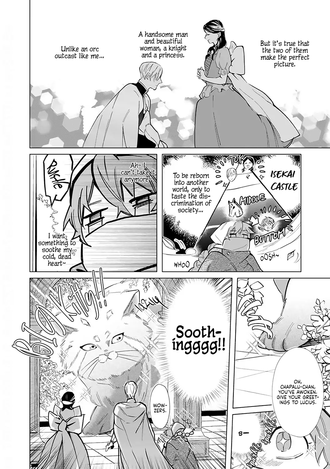 Hazure Shuzoku "Orc" ni Tensei shitara Saikyou Kishi-sama ni Torawaremashite Chapter 2 - page 10