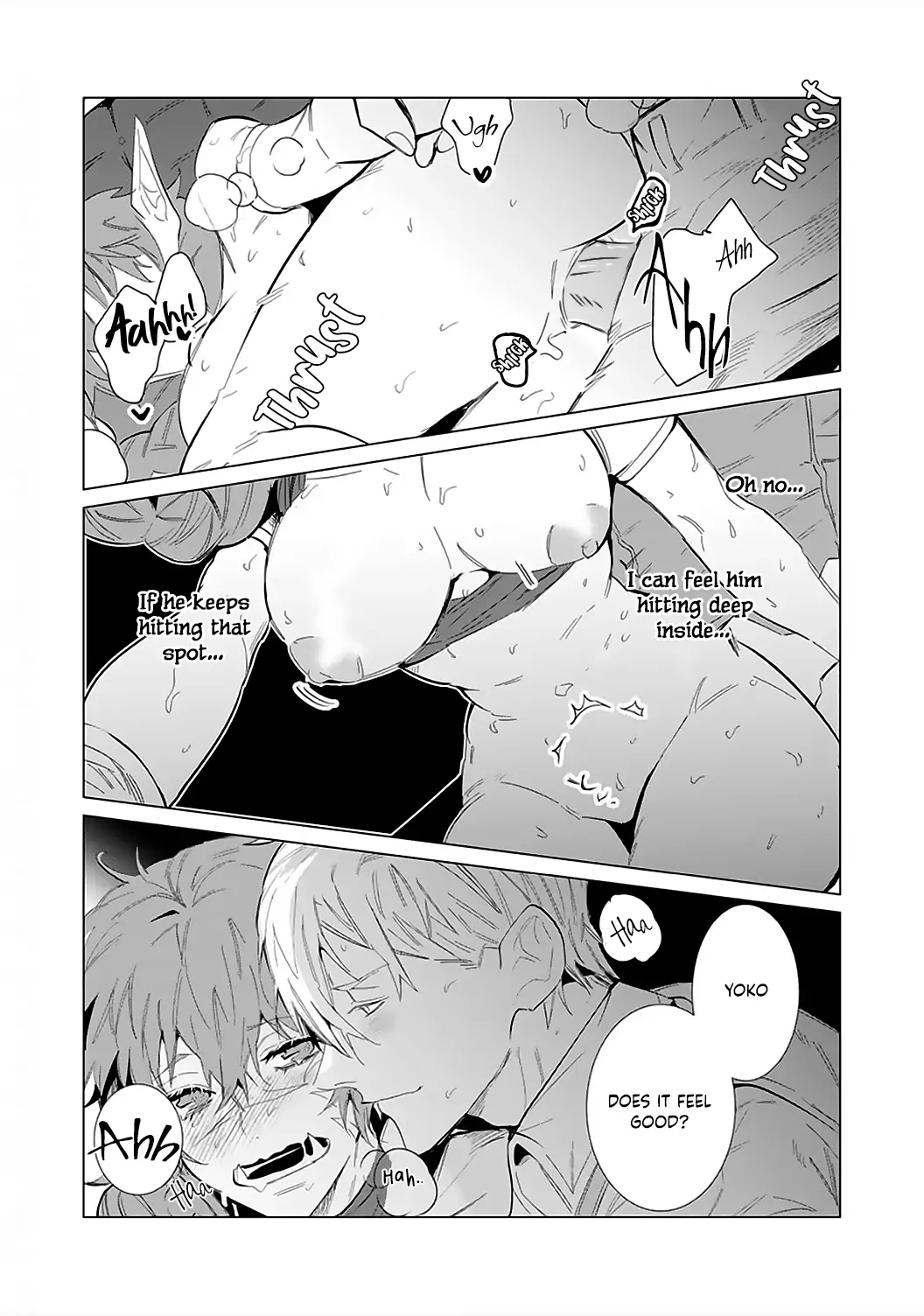 Hazure Shuzoku "Orc" ni Tensei shitara Saikyou Kishi-sama ni Torawaremashite Chapter 3 - page 21