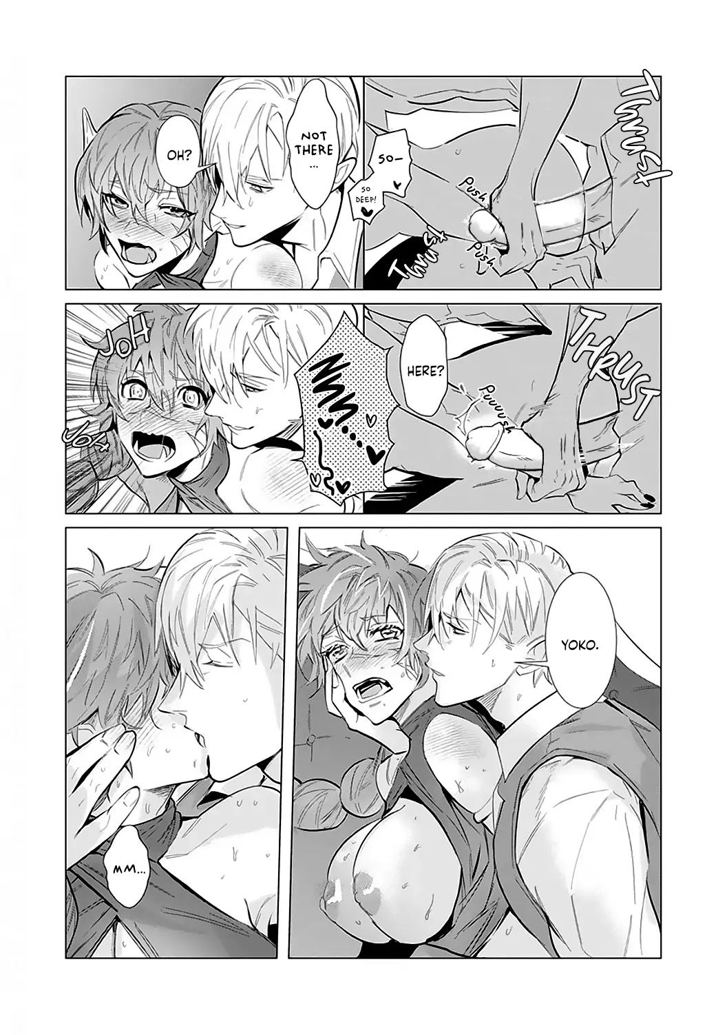 Hazure Shuzoku "Orc" ni Tensei shitara Saikyou Kishi-sama ni Torawaremashite Chapter 3 - page 22