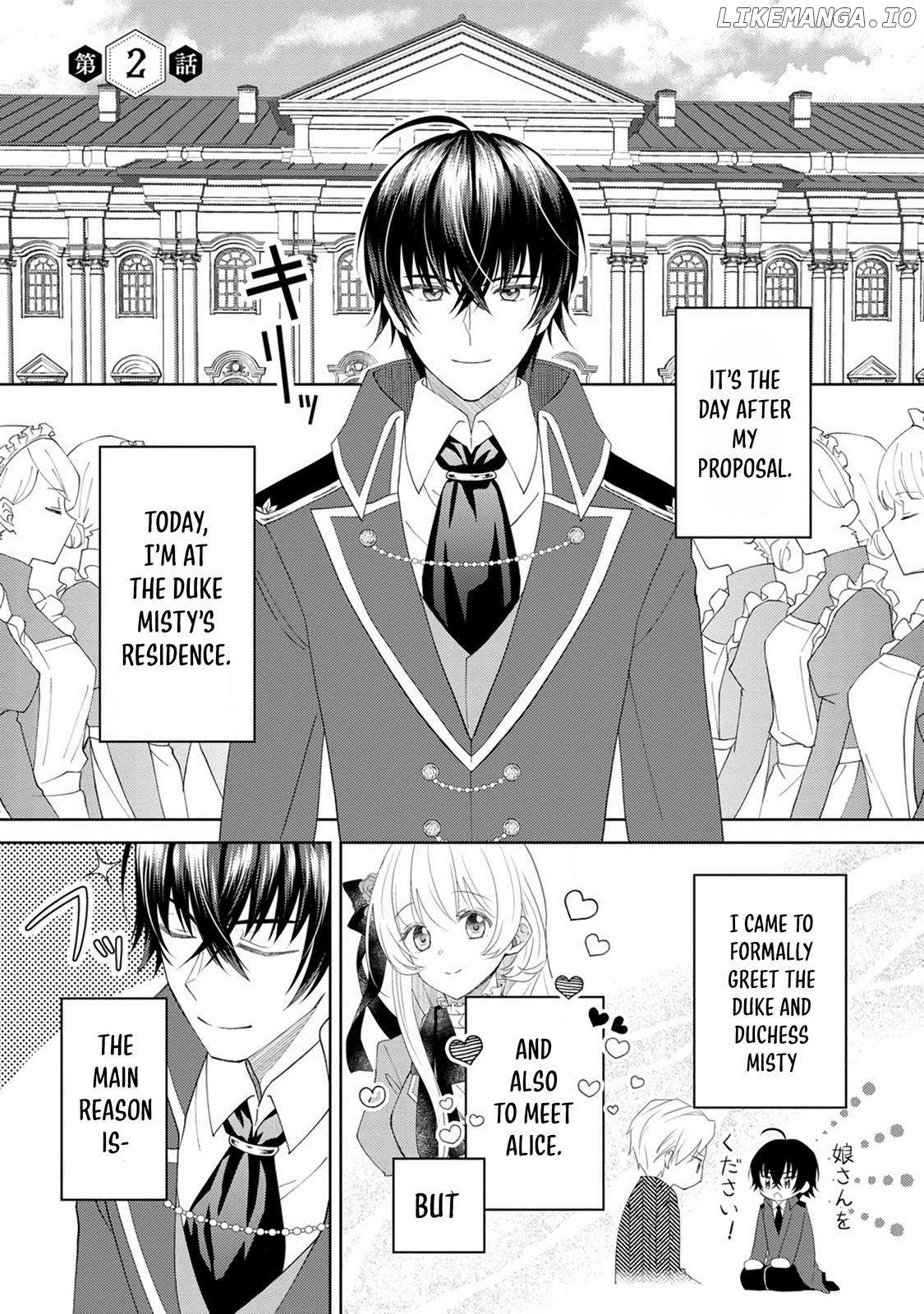 Kishi Danchou no Musuko wa Akuyaku Reijou wo Dekiai suru Chapter 2 - page 2