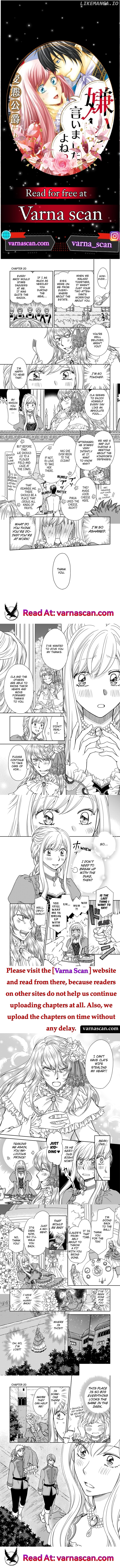 Watashi no Koto Kiraitte Iimashita yo ne!? Hentai Koushaku ni Yoru Komatta Dekiai Kekkon Seikatsu Chapter 52 - page 1