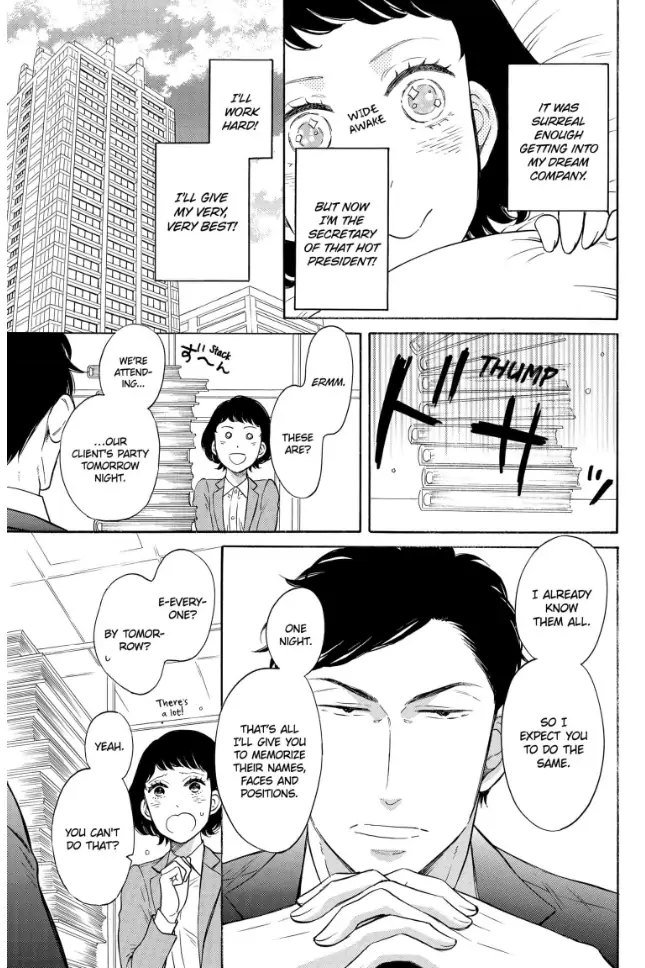 S Hisho-san to M Shachou-san Chapter 1 - page 9