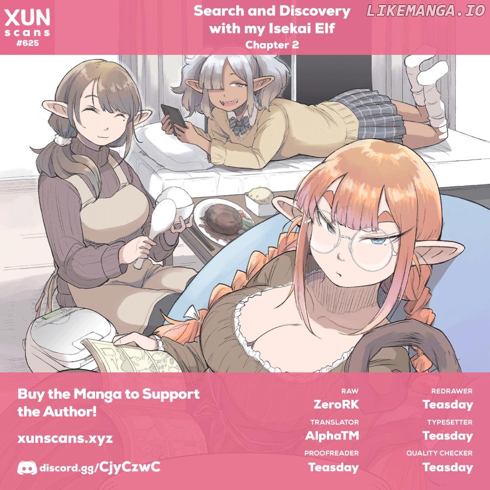 Tanken Hakken Boku no Isekai Elf-san Chapter 2 - page 1