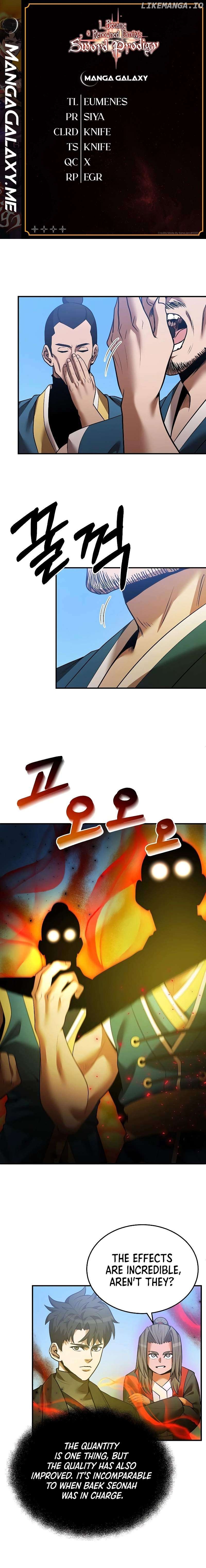 I Became a Renowned Family’s Sword Prodigy Chapter 126 - page 1
