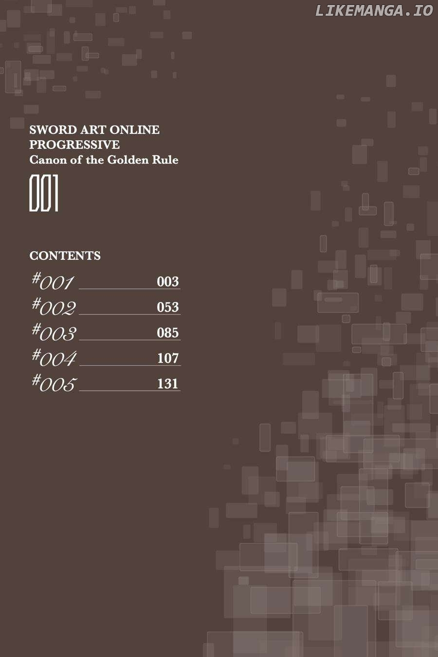 Sword Art Online - Progressive - Canon of the Golden Rule Chapter 1 - page 3