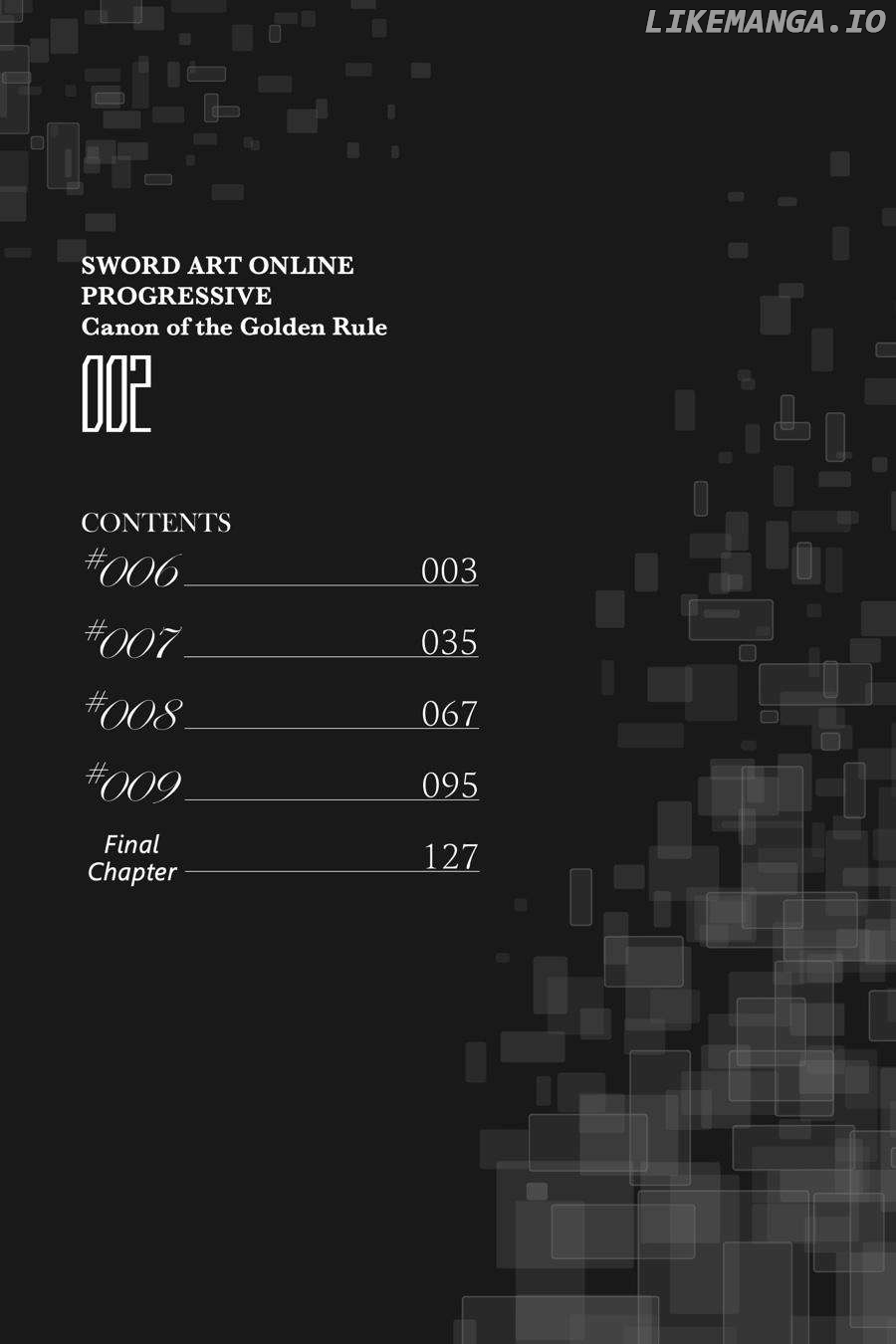 Sword Art Online - Progressive - Canon of the Golden Rule Chapter 6 - page 3
