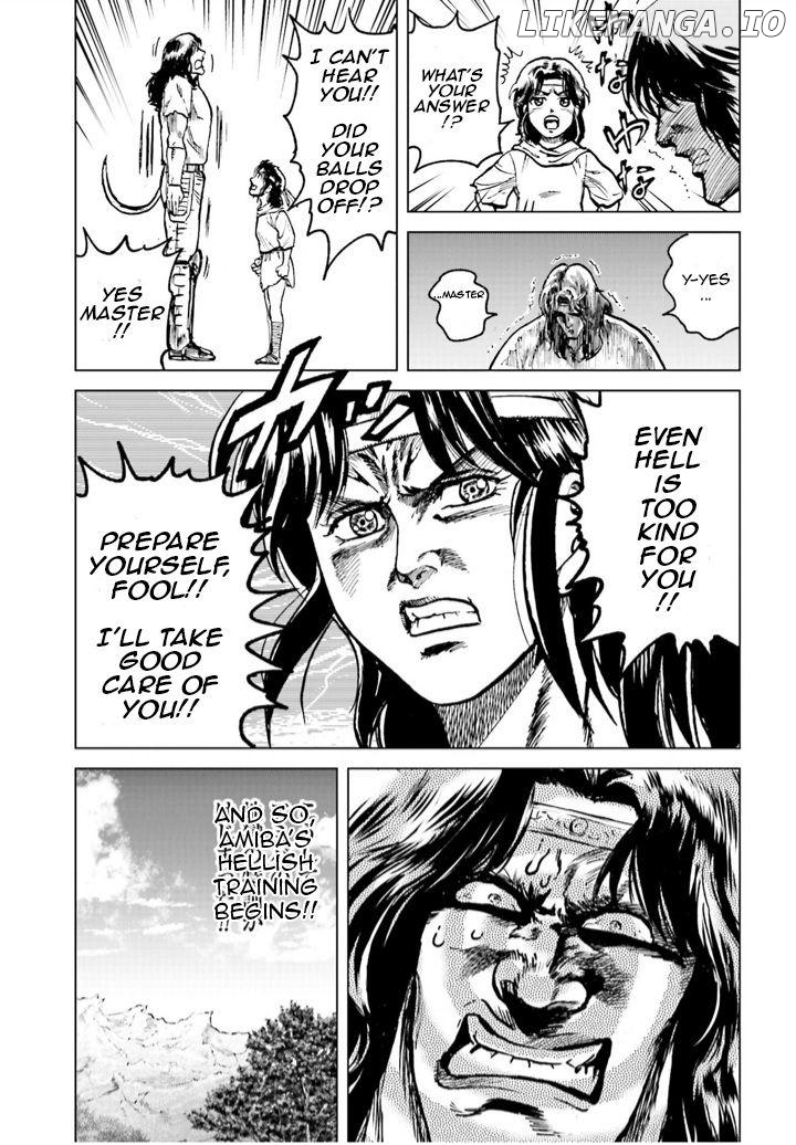 Hokuto no Ken Gaiden: Taisen Amiba no Isekai Haо̄ Densetsu - Isekai ni Itte mo Ore wa Tensai da!! N? Machigatta ka na... Chapter 2 - page 21