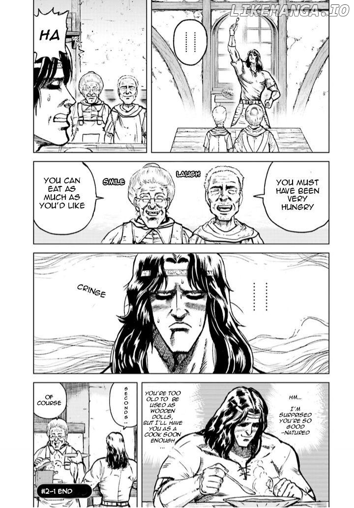 Hokuto no Ken Gaiden: Taisen Amiba no Isekai Haо̄ Densetsu - Isekai ni Itte mo Ore wa Tensai da!! N? Machigatta ka na... Chapter 2 - page 9
