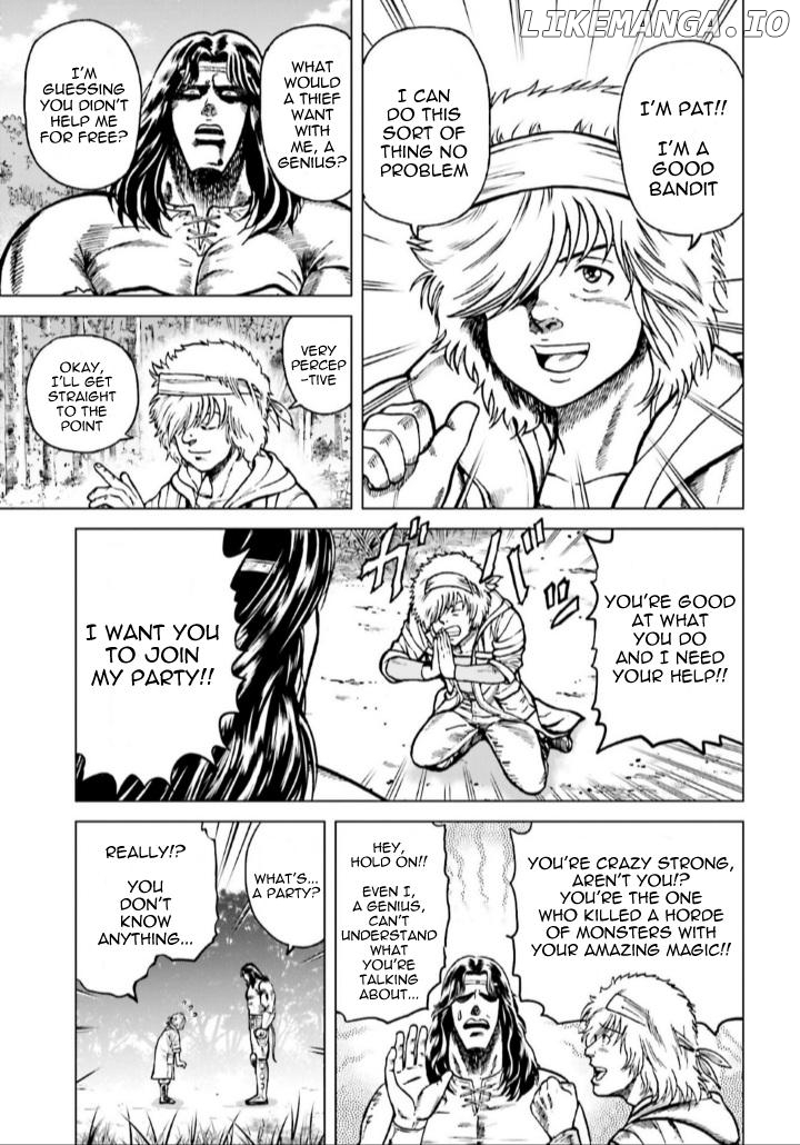 Hokuto no Ken Gaiden: Taisen Amiba no Isekai Haо̄ Densetsu - Isekai ni Itte mo Ore wa Tensai da!! N? Machigatta ka na... Chapter 4 - page 5