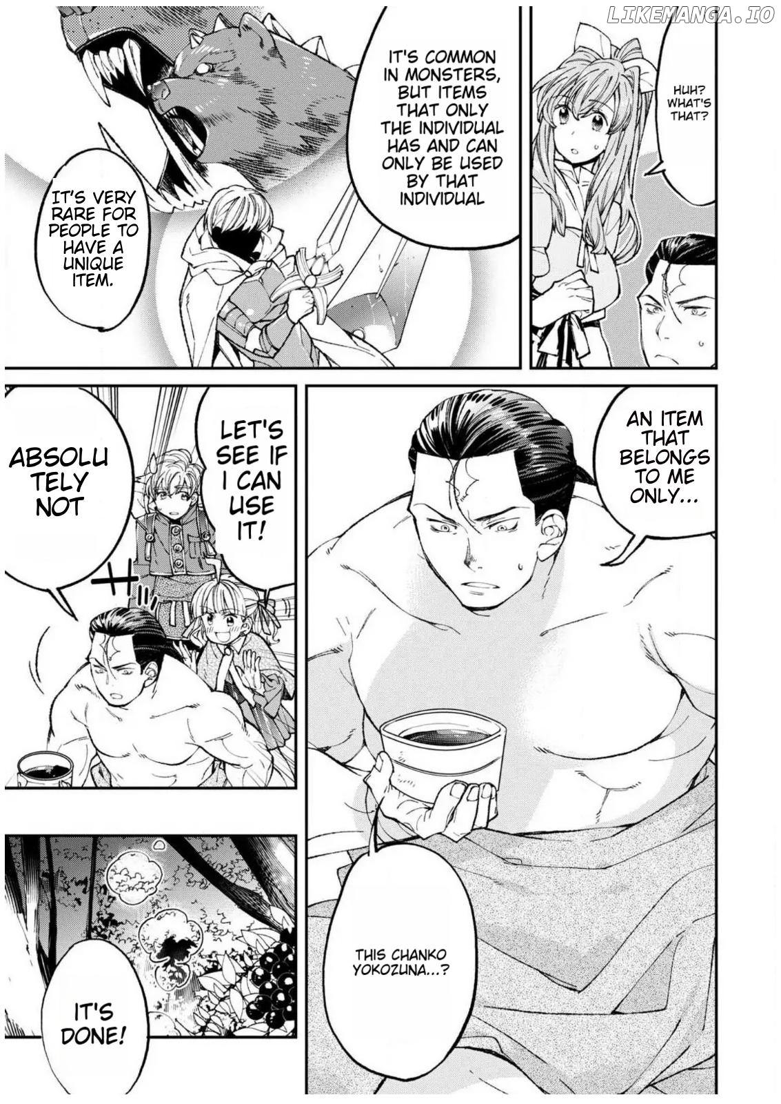 Isekai Chanko: Yokozuna Mokuzen ni Shoukansaretan daga Chapter 2 - page 32