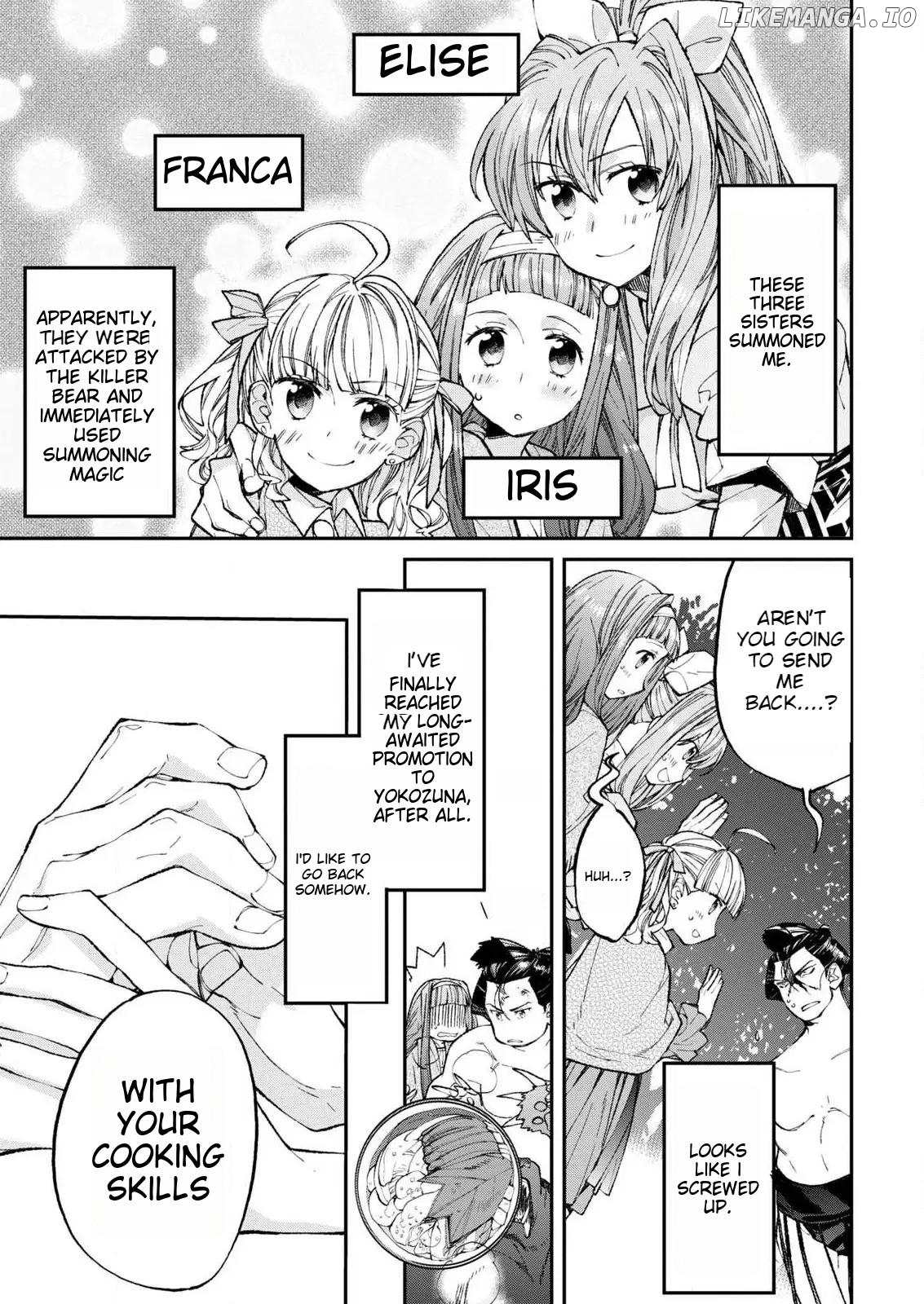 Isekai Chanko: Yokozuna Mokuzen ni Shoukansaretan daga Chapter 2 - page 6