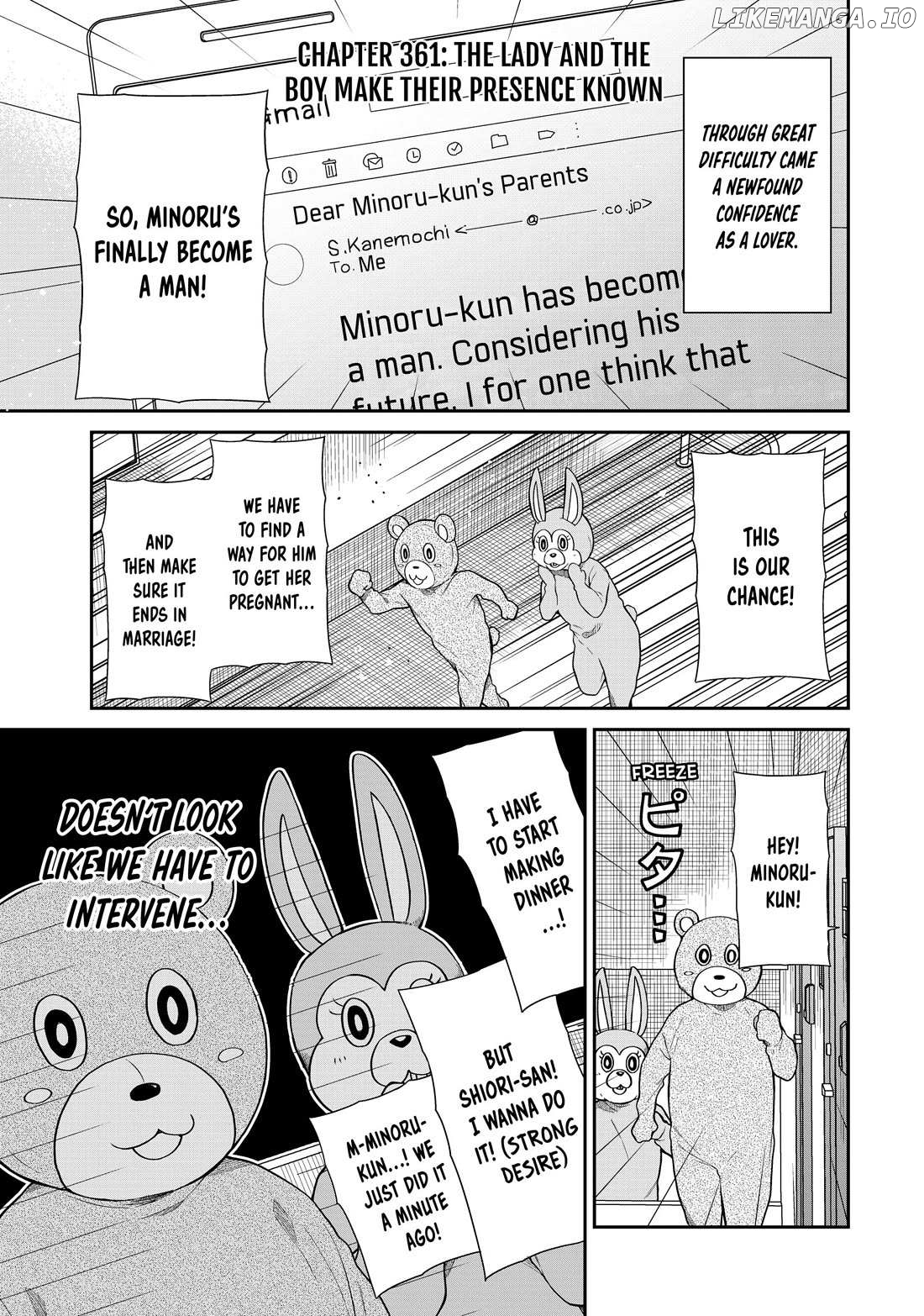 The Story of an Onee-San Who Wants to Keep a High School Boy Chapter 361 - page 1