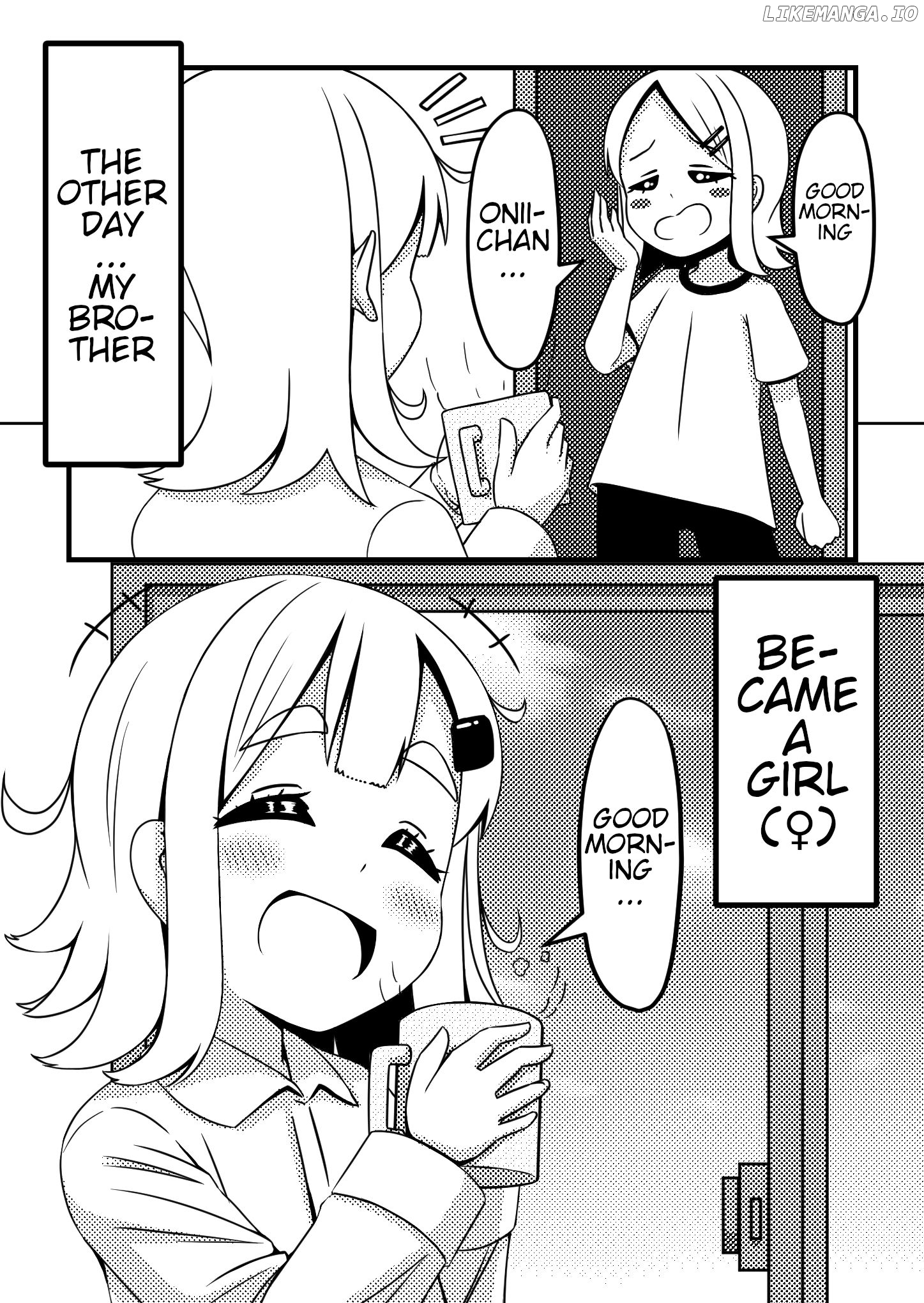 A Story in Which an Older Brother Becomes a Younger Sister Chapter 12 - page 1
