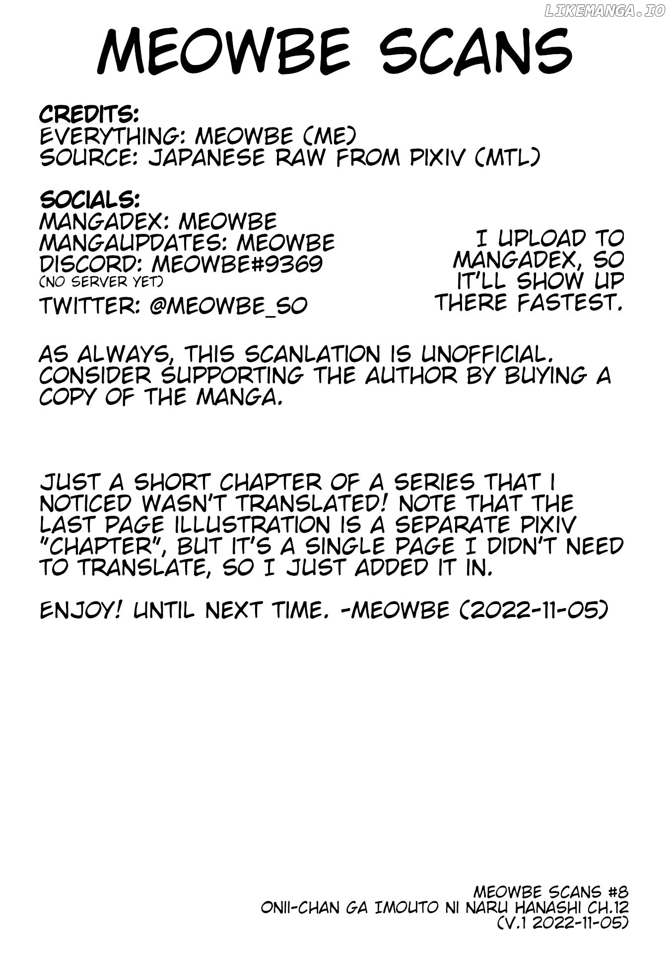 A Story in Which an Older Brother Becomes a Younger Sister Chapter 12 - page 6
