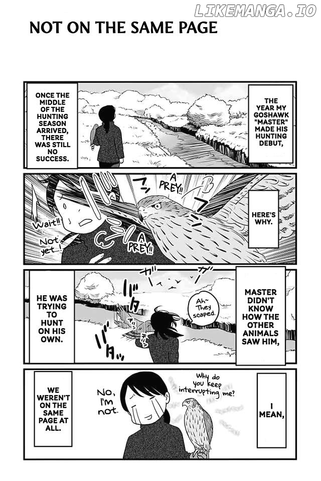 Taka no shishō, kari no o jikandesu! Chapter 8 - page 1
