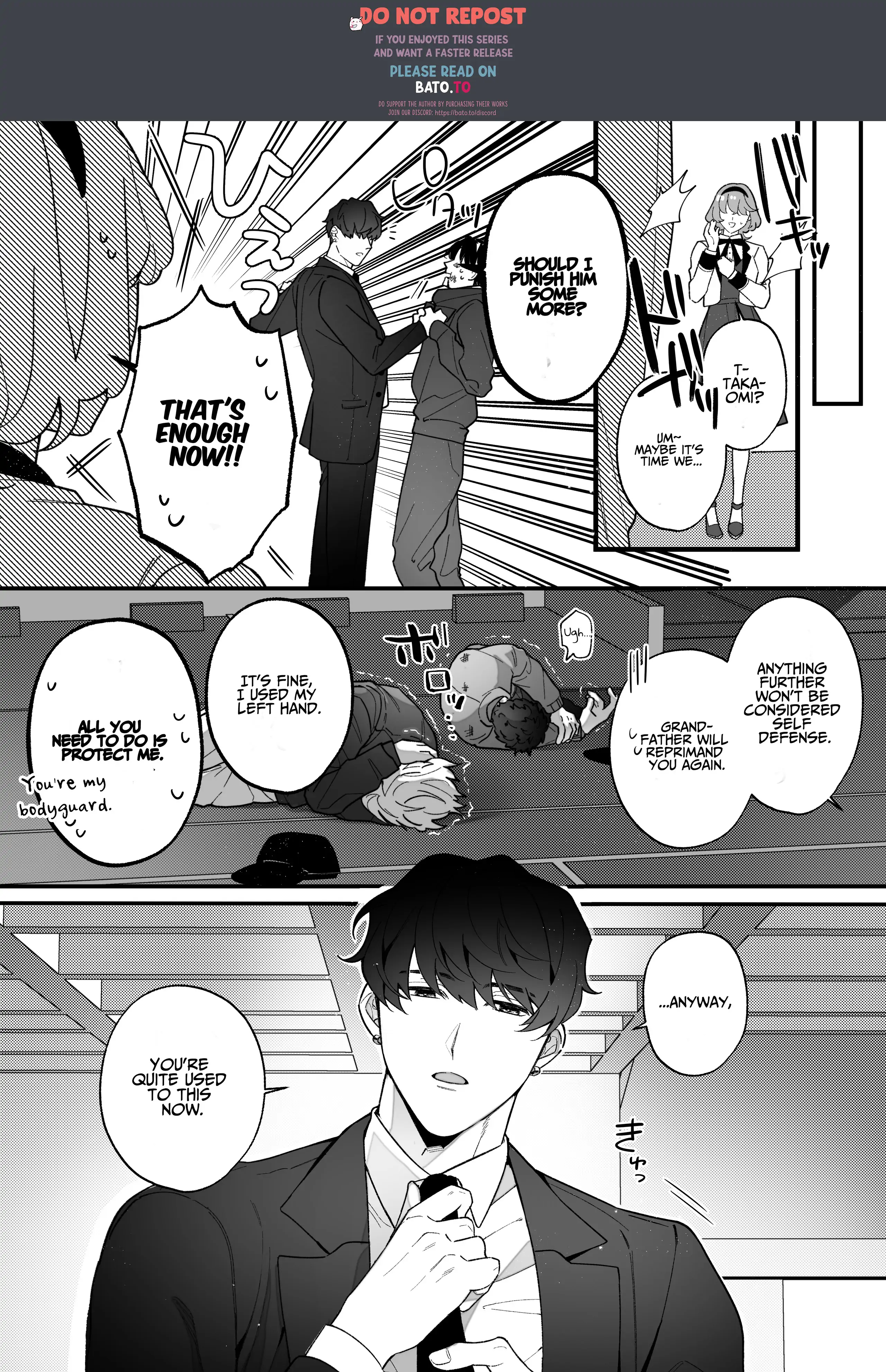 Chuuken Bodyguard ga Nisemono Reijou no Uso to Karada wo Abaku made. Chapter 1 - page 10