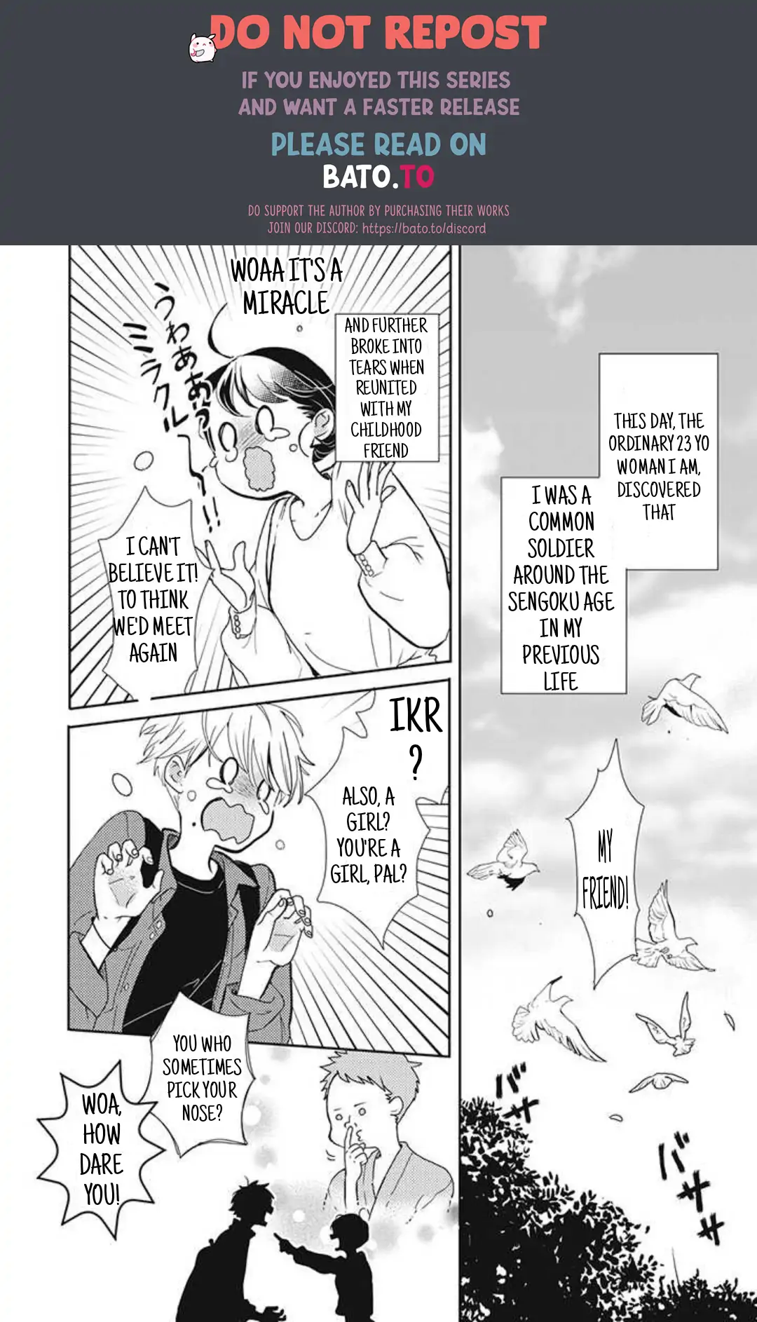 Tensei shitara Zense no Otoko Tomodachi ni Kyuukonsaremashita Chapter 2 - page 1