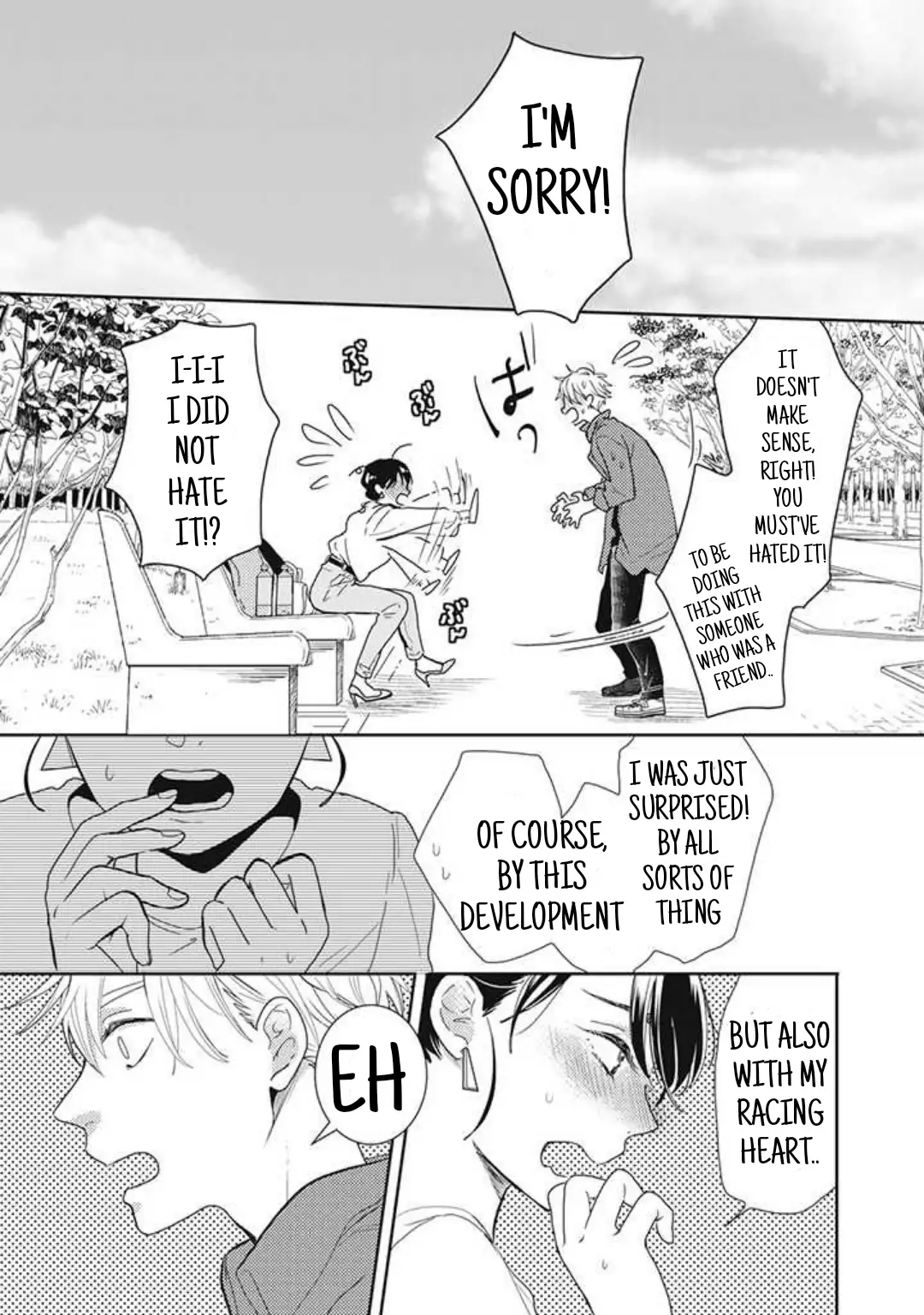 Tensei shitara Zense no Otoko Tomodachi ni Kyuukonsaremashita Chapter 4 - page 1