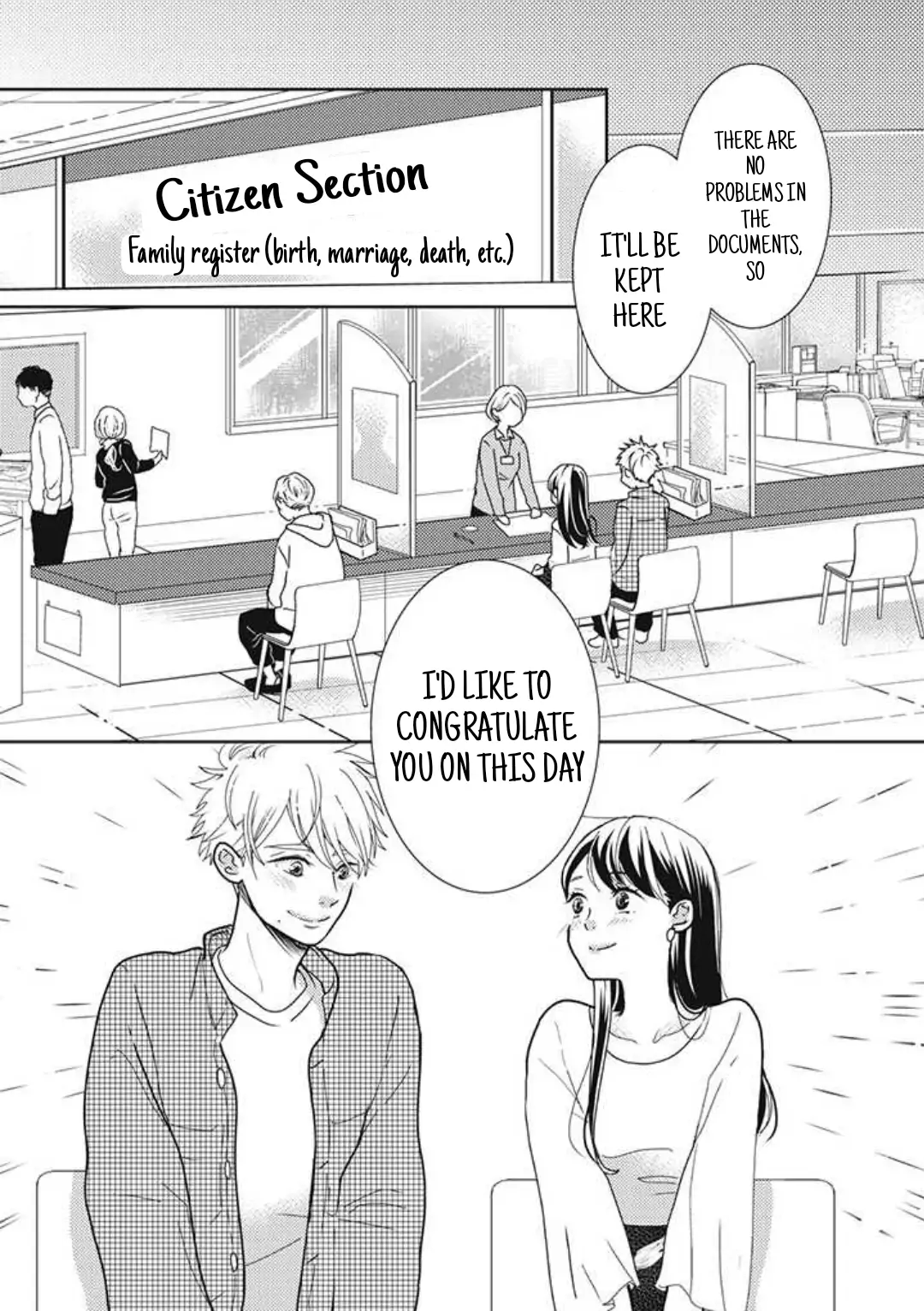 Tensei shitara Zense no Otoko Tomodachi ni Kyuukonsaremashita Chapter 21 - page 1