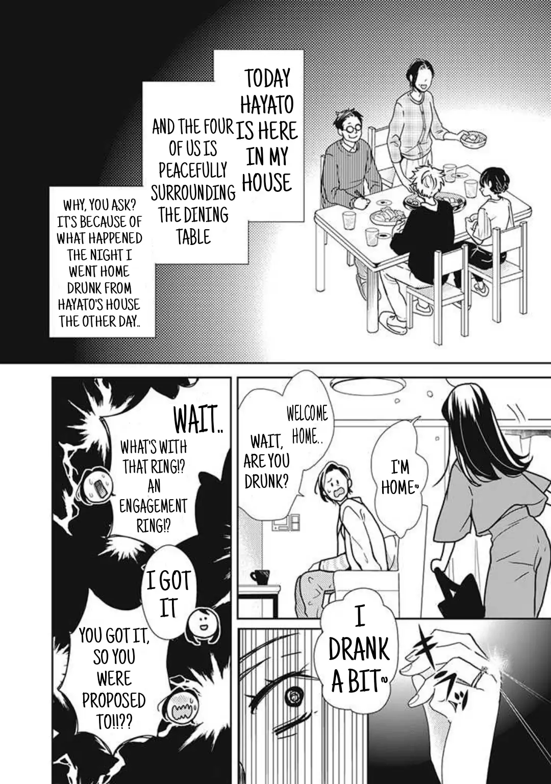 Tensei shitara Zense no Otoko Tomodachi ni Kyuukonsaremashita Chapter 13 - page 2
