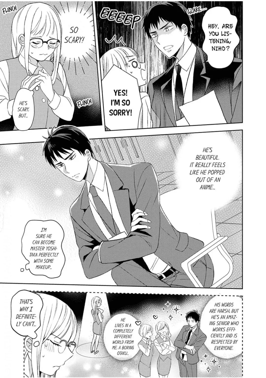 Otaku Joshi, Sanjigen ni Ochiru. - Senpai, Sono Osu-gao wa Touto Sugimasu Chapter 1 - page 11